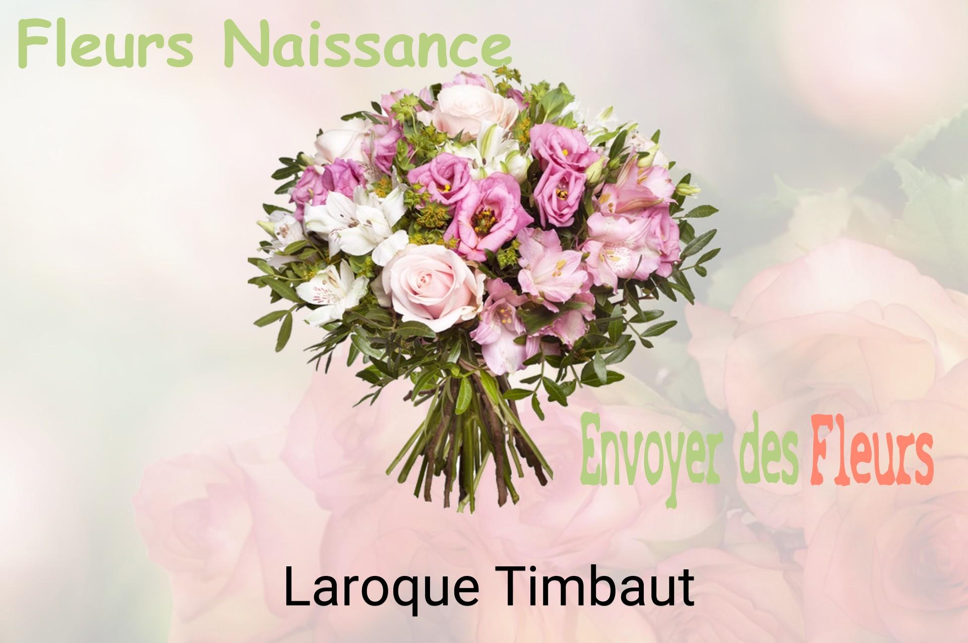 Bouquet de fleurs de naissance livré à Laroque-Timbaut